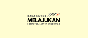 9 Cara nak Lajukan Laptop / PC Window 10 - Bromoden